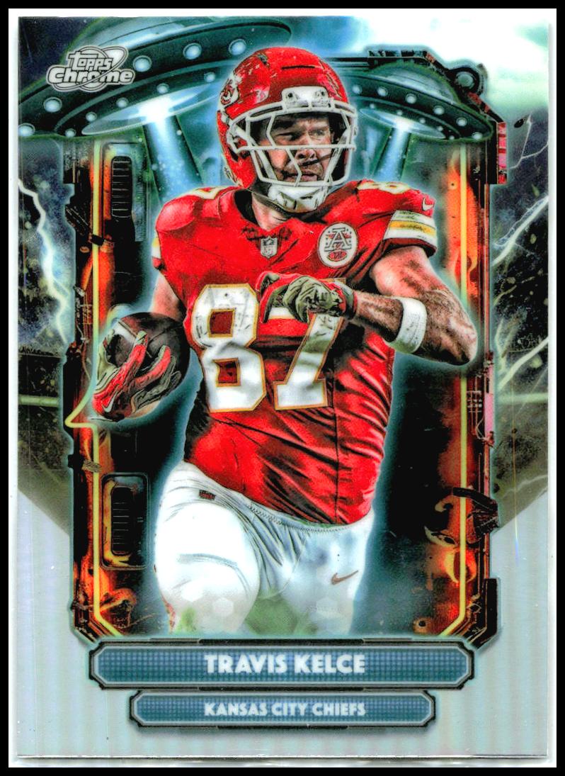 2025 Topps Chrome Cosmic Extraterrestrial Talent #ET-17 Travis Kelce Chiefs