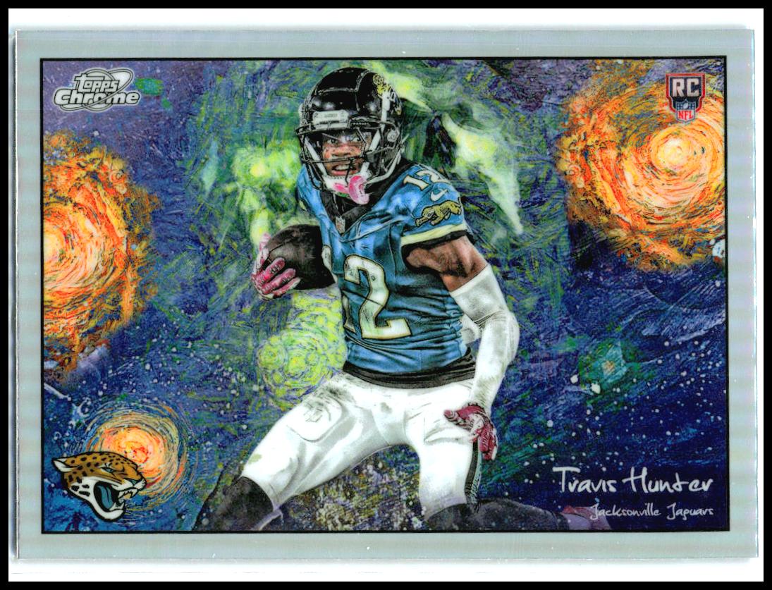 2025 Topps Chrome Cosmic Stars In The Night #STN-9 Travis Hunter Jaguars