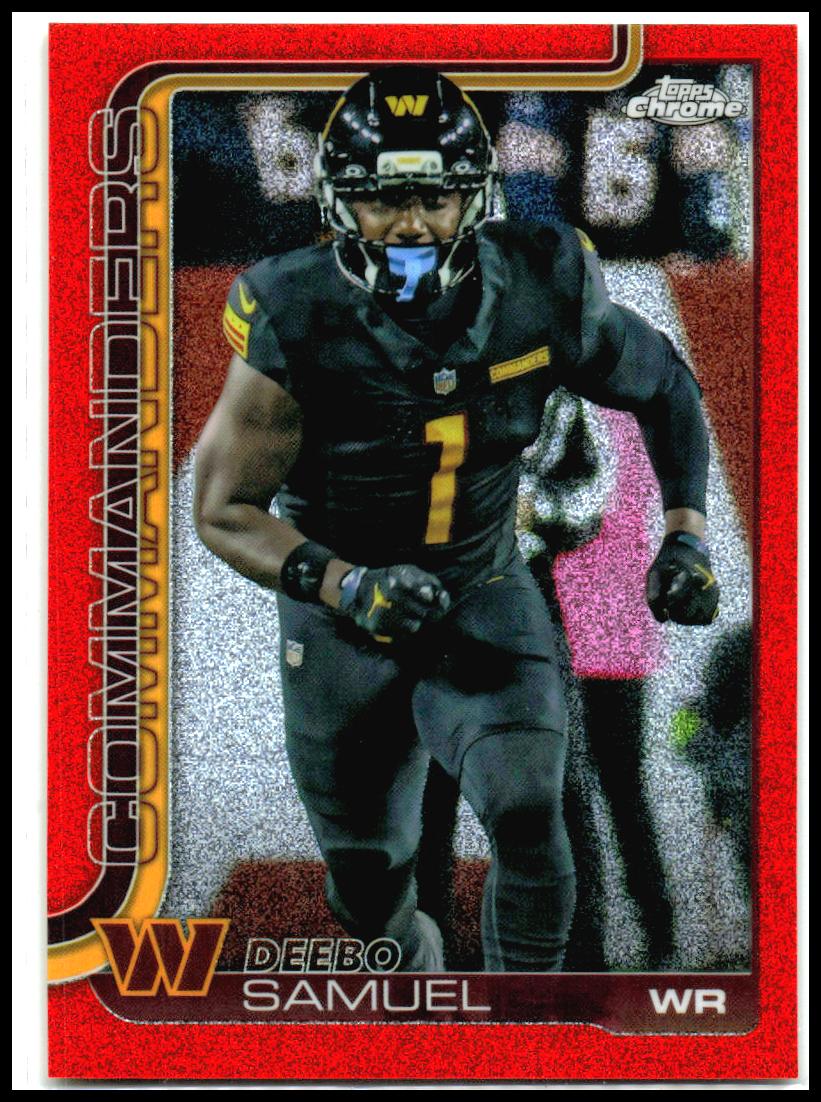 2025 Topps Chrome Touchdown #294 Deebo Samuel Washington Commanders