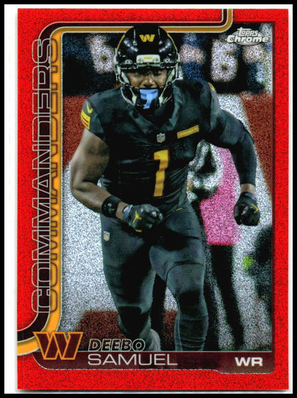 2025 Topps Chrome Touchdown #294 Deebo Samuel Washington Commanders