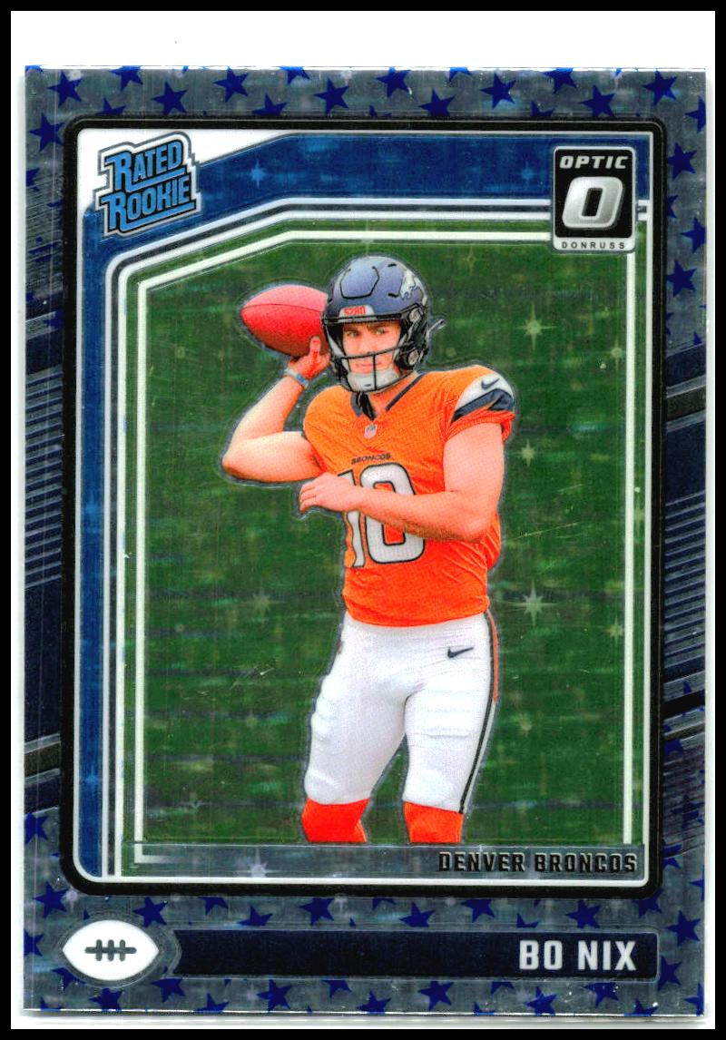 2024 Donruss Optic Stars #209 Bo Nix Denver Broncos