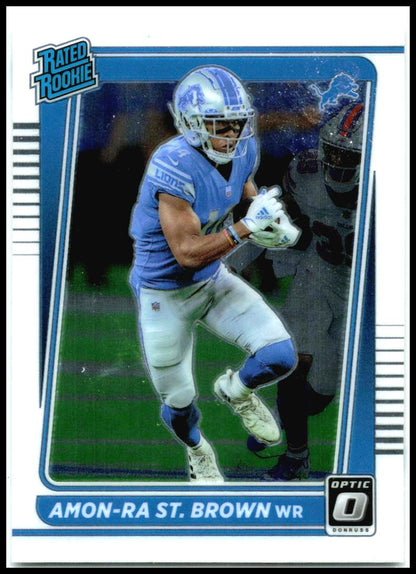 2021 Donruss Optic #228 Amon-Ra St. Brown Rookie Detroit Lions