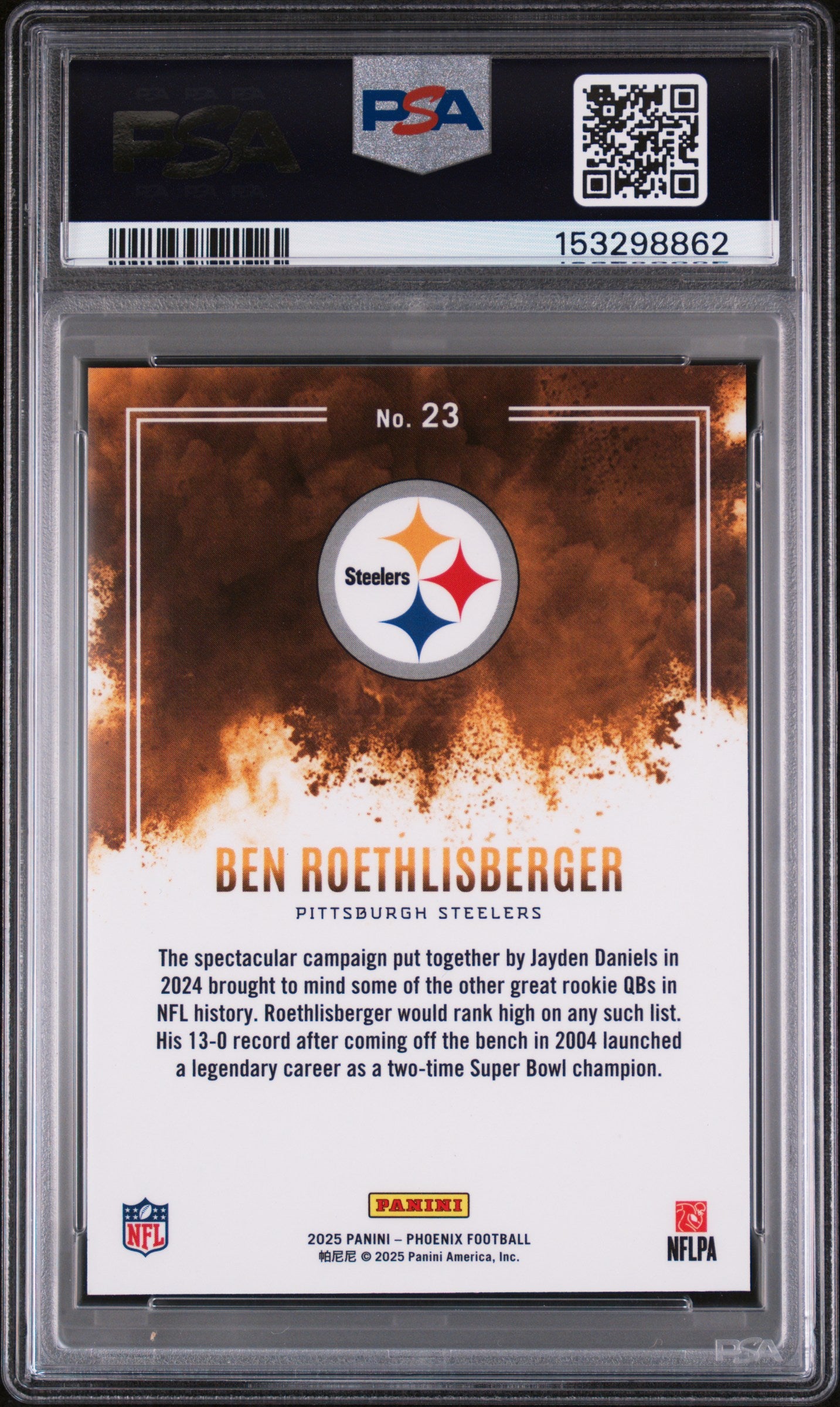 2025 Panini Phoenix Color Blast #23 Ben Roethlisberger