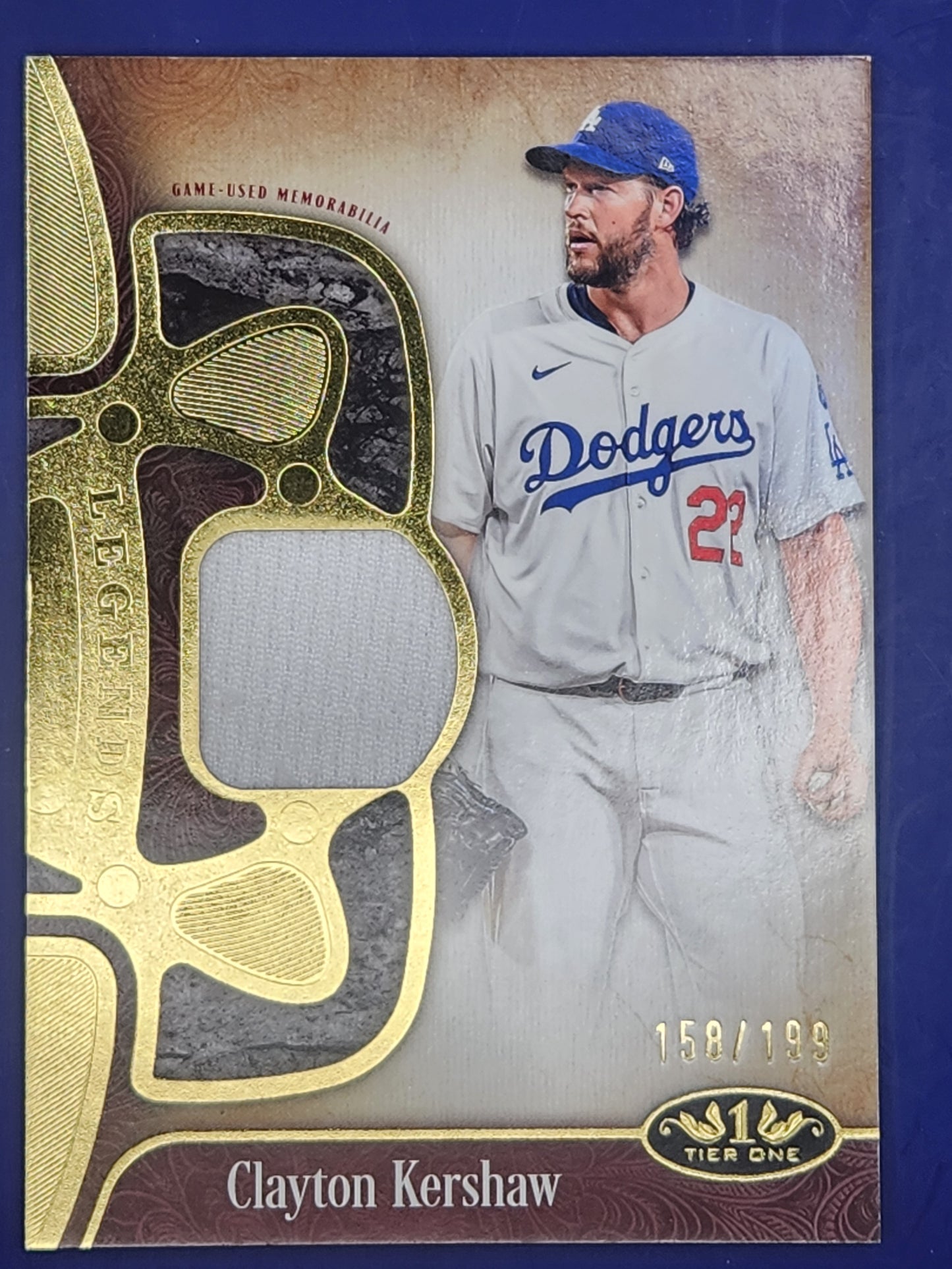 2026 Topps Tier One Relic #/199 #TILR-CK Clayton Kershaw Dodgers