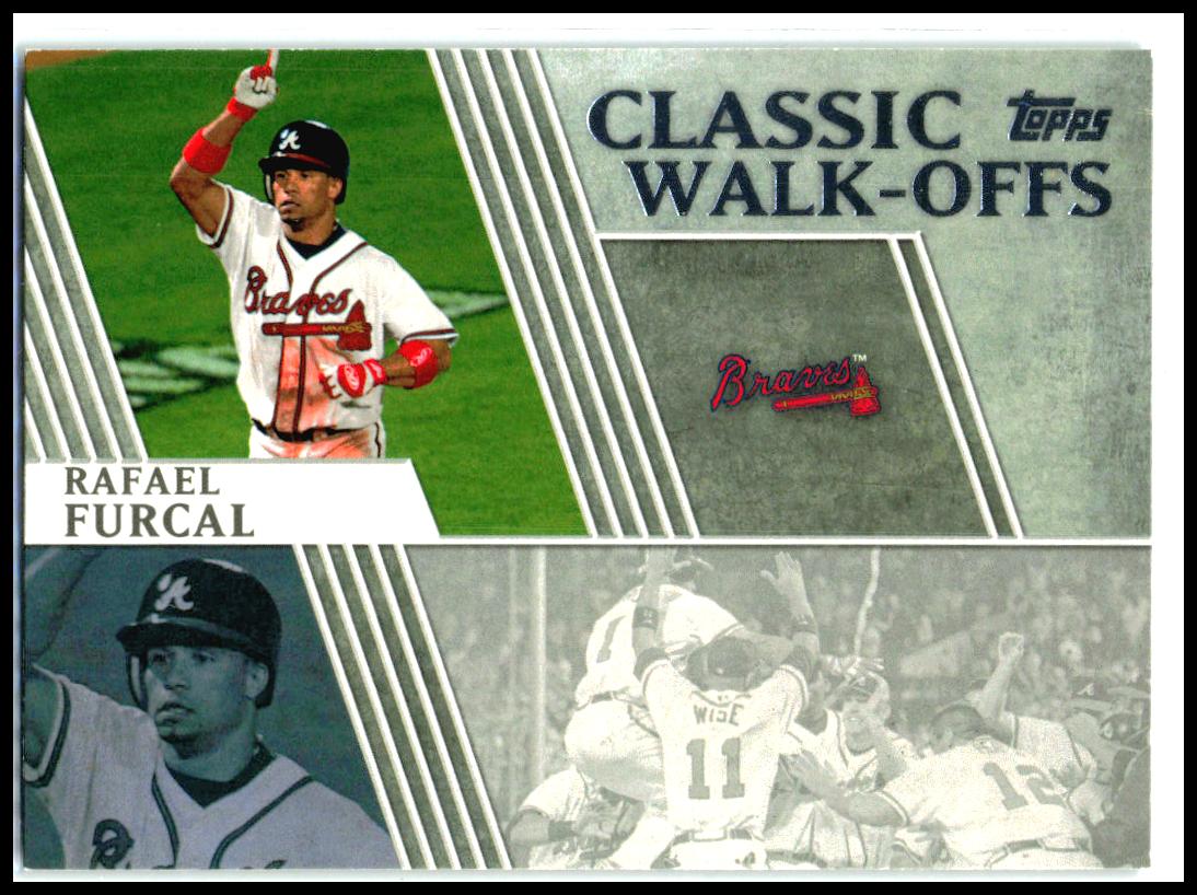2012 Topps Classic Walk-Offs #CW-9 Rafael Furcal Atlanta Braves