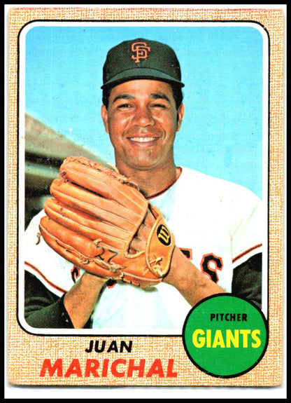 1968 Topps #205 Juan Marichal San Francisco Giants