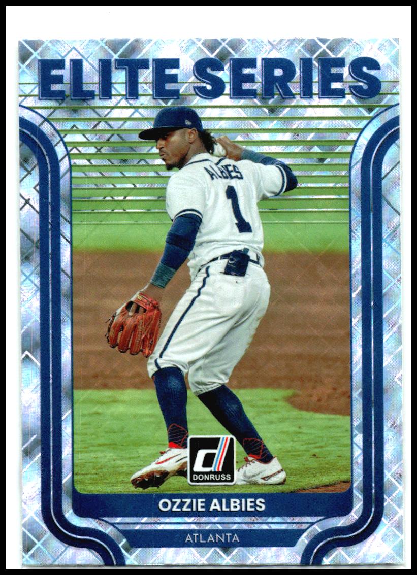 2022 Donruss Elite Series #ES-12 Ozzie Albies  Atlanta Braves