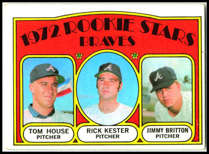 1972 Topps #351 Braves 1972 Rookie Stars House / Kester / Britton Rookie Braves