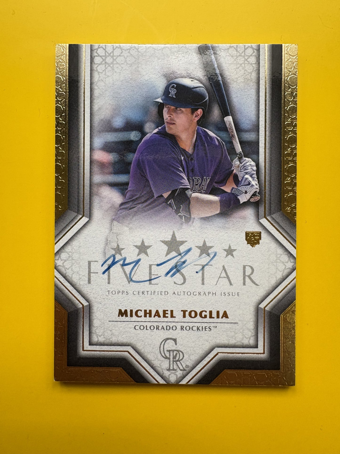 2023 Topps Five Star #FSA-MTO Michael Toglia Auto Colorado Rockies