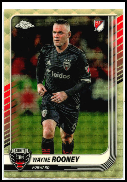 2025 Topps Chrome MLS SuperFractor #35 Wayne Rooney #/1 D.C. United