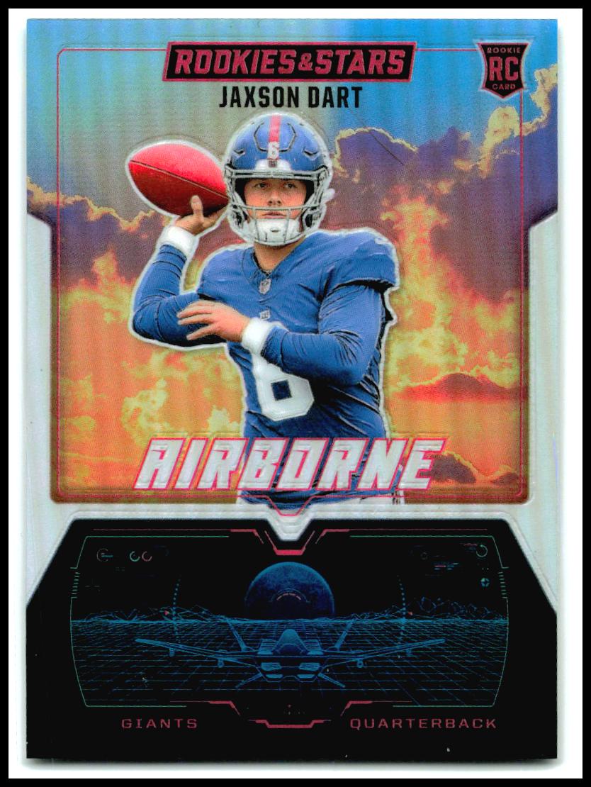2025 Panini Rookies & Stars Airborne Silver #30 Jaxson Dart New York Giants