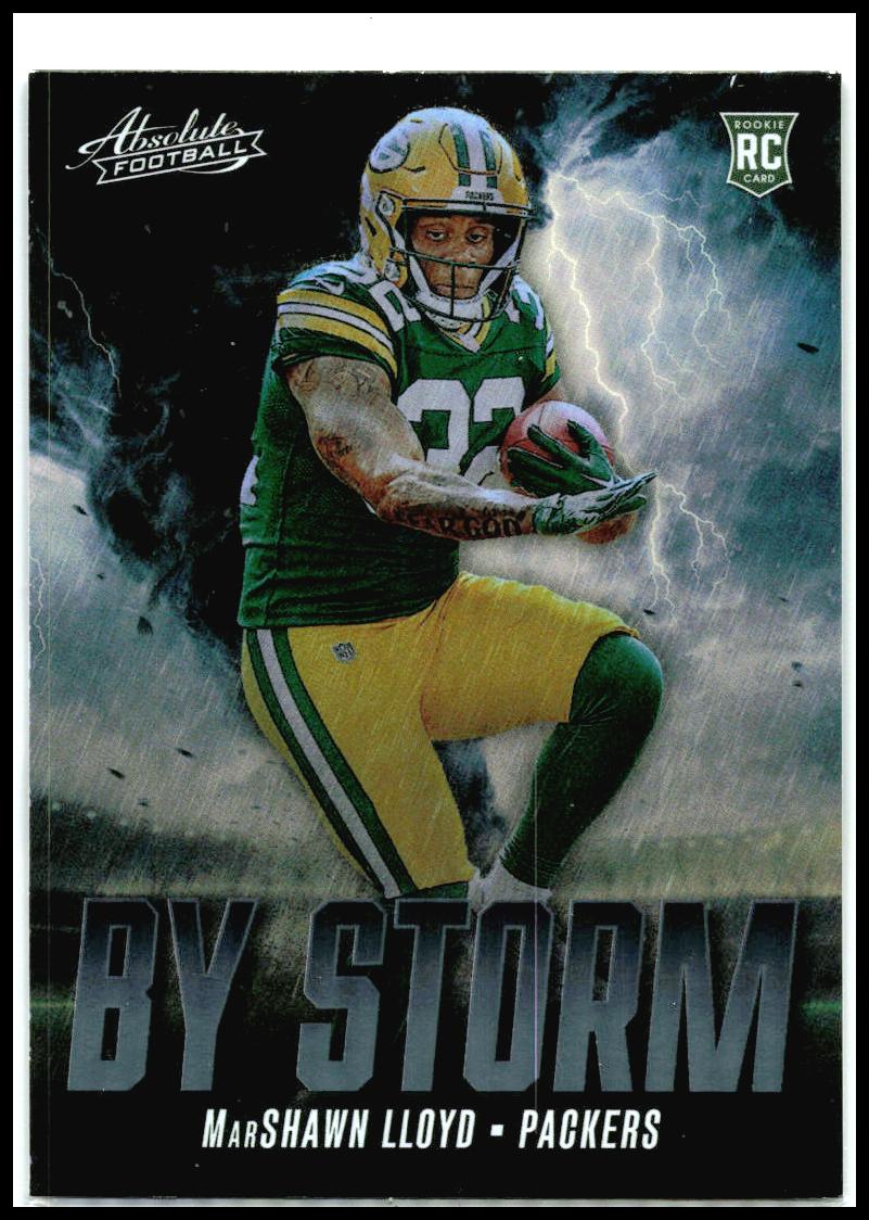 2024 Panini Absolute By Storm #BS-MLD MarShawn Lloyd Green Bay Packers