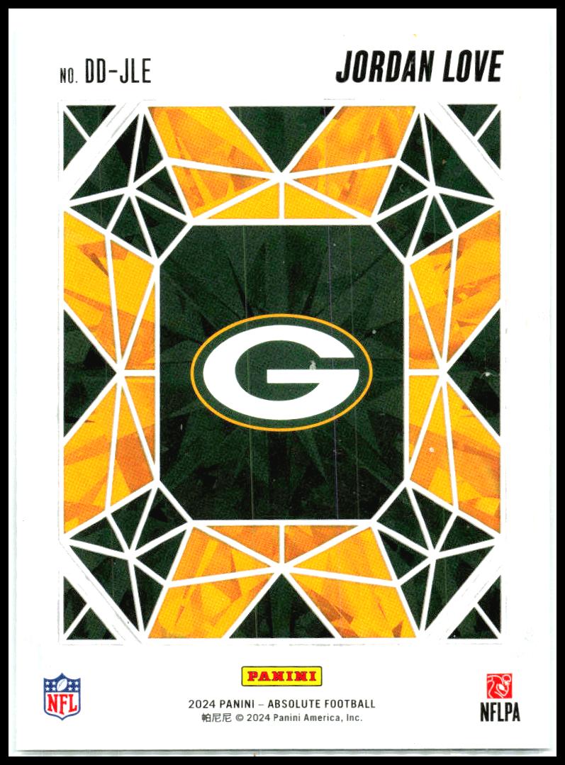 2024 Panini Absolute Draft Diamonds #DD-JLE Jordan Love Green Bay Packers