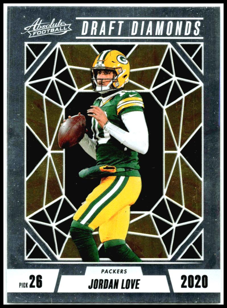 2024 Panini Absolute Draft Diamonds #DD-JLE Jordan Love Green Bay Packers