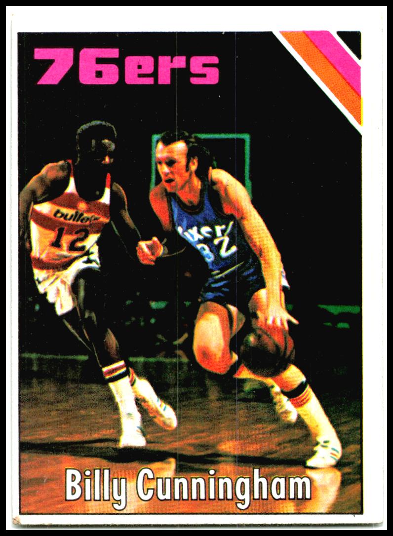1975-76 Topps #20 Billy Cunningham Philadelphia 76ers