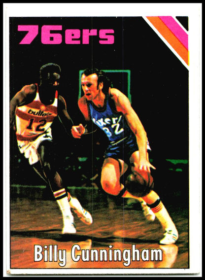 1975-76 Topps #20 Billy Cunningham Philadelphia 76ers