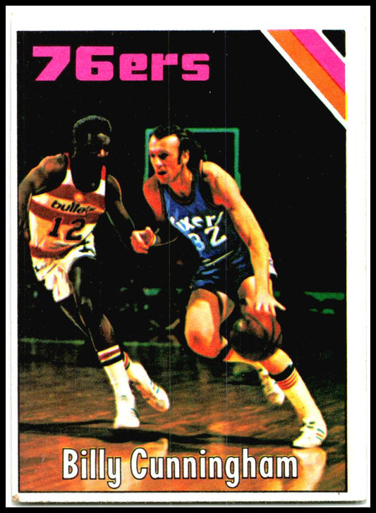 1975-76 Topps #20 Billy Cunningham Philadelphia 76ers