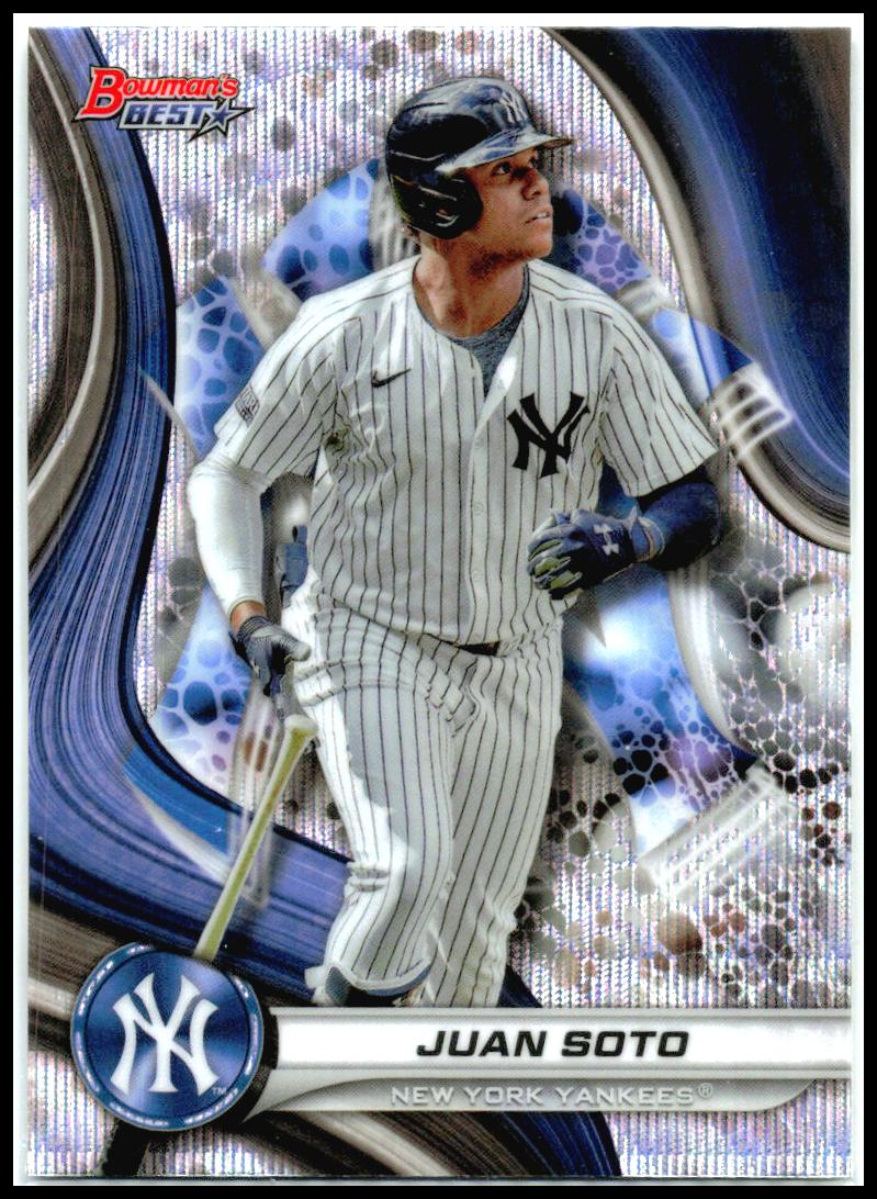 2024 Bowman's Best Wave Refractors #45 Juan Soto New York Yankees
