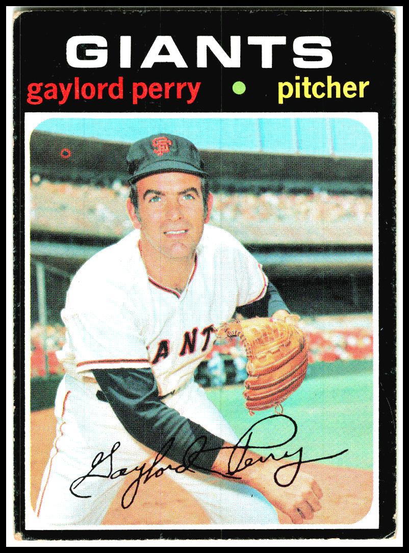 1971 Topps #140 Gaylord Perry San Francisco Giants
