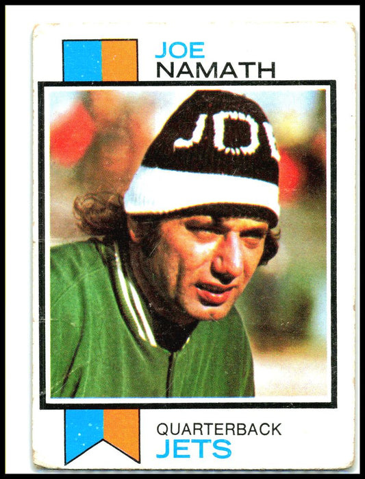 1973 Topps Vintage POOR READ DESCRIPTION #400 Joe Namath New York Jets