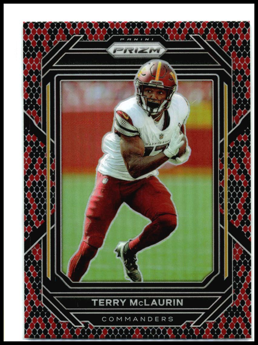2022 Panini Prizm Snakeskin #294 Terry McLaurin Washington Commanders