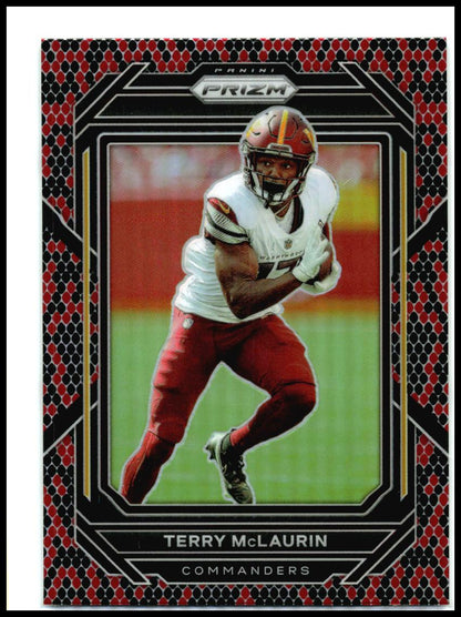 2022 Panini Prizm Snakeskin #294 Terry McLaurin Washington Commanders