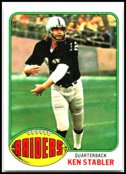 1976 Topps #415 Ken Stabler Oakland Raiders