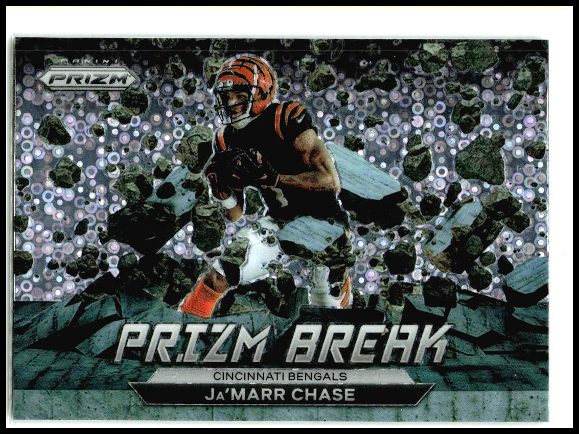 2022 Panini Prizm Prizm Break Prizms No Huddle #PB-2 Ja'Marr Chase Bengals