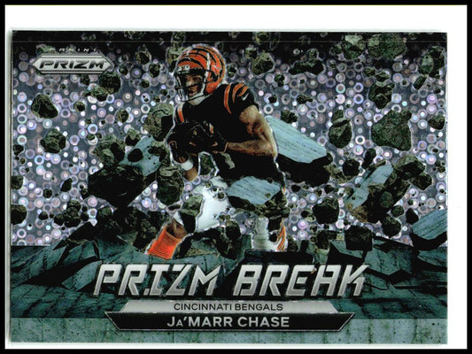 2022 Panini Prizm Prizm Break Prizms No Huddle #PB-2 Ja'Marr Chase Bengals