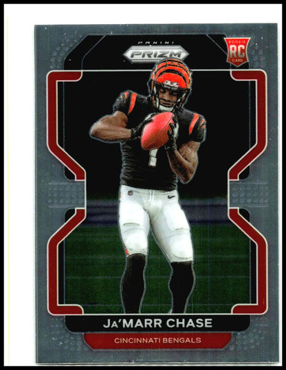 2021 Panini Prizm #337 Ja'Marr Chase Rookie Cincinnati Bengals