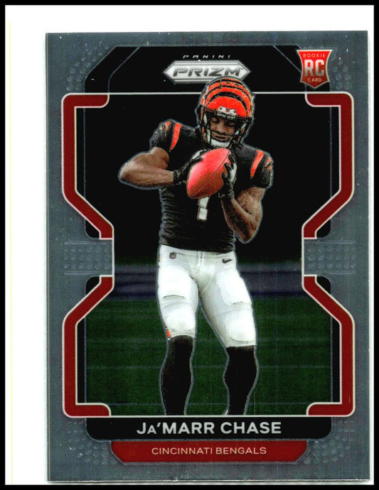 2021 Panini Prizm #337 Ja'Marr Chase Rookie Cincinnati Bengals