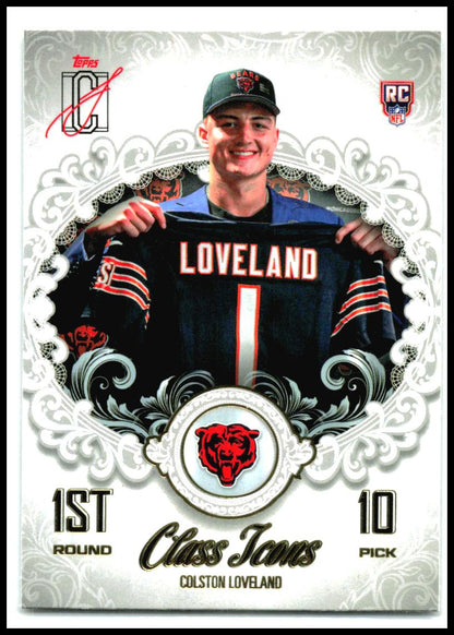 2025 Topps Signature Class Class Icons #CI-22 Colston Loveland Chicago Bears