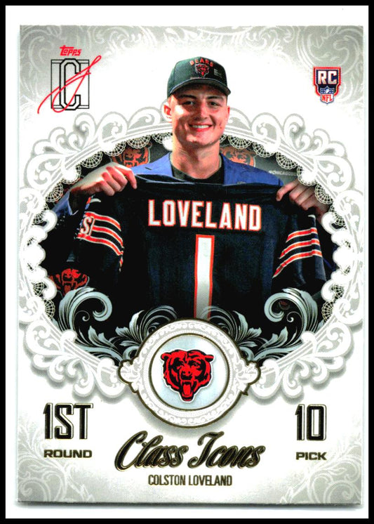 2025 Topps Signature Class Class Icons #CI-22 Colston Loveland Chicago Bears