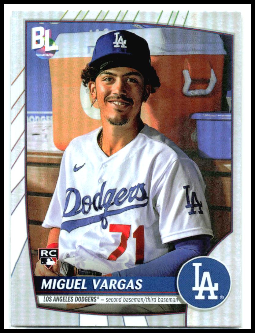 2023 Topps Big League #202 Miguel Vargas Rookie Los Angeles Dodgers
