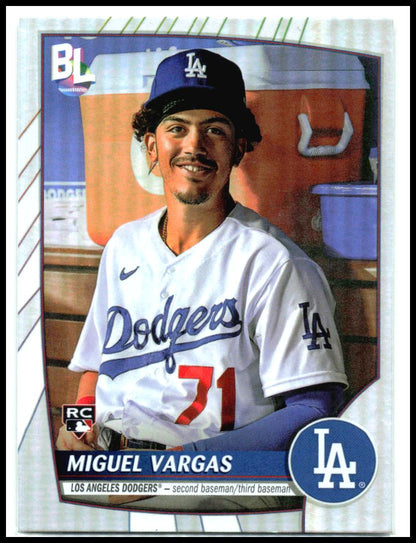 2023 Topps Big League #202 Miguel Vargas Rookie Los Angeles Dodgers