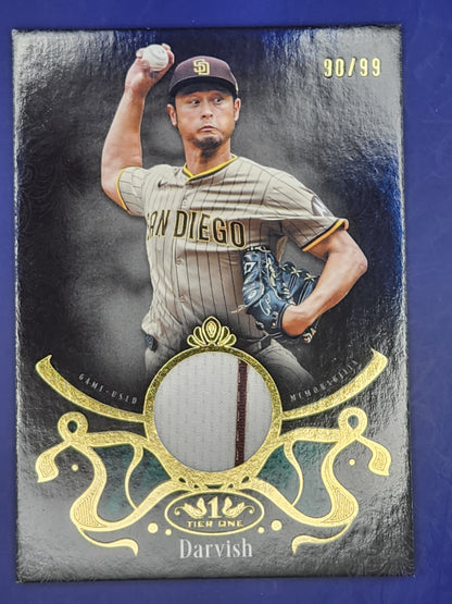 2026 Topps Tier One Shadow Relic #/99 #SR-YD Yu Darvish Padres