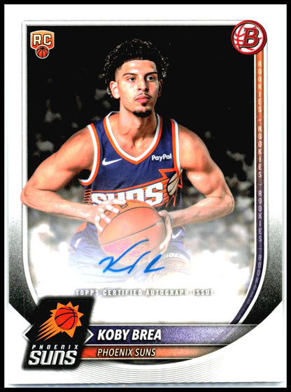 2025-26 Bowman Auto #RVA--KB Koby Brea RC AU Phoenix Suns
