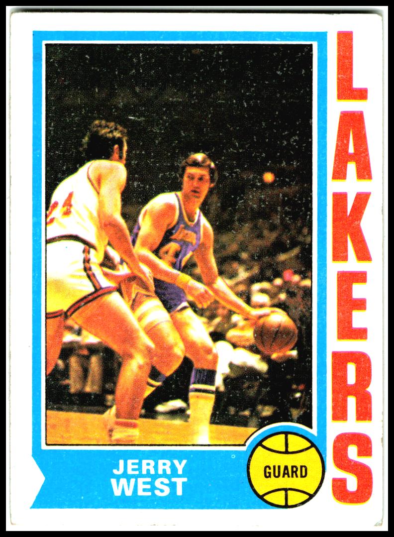 1974-75 Topps #176 Jerry West Los Angeles Lakers