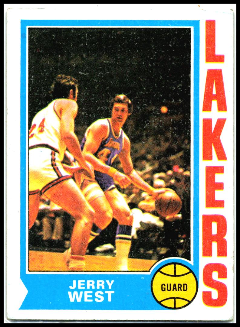 1974-75 Topps #176 Jerry West Los Angeles Lakers