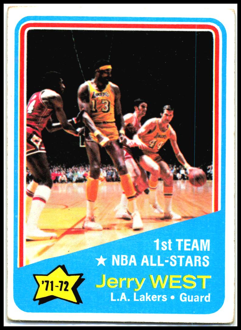 1972-73 Topps #164 Jerry West Los Angeles Lakers