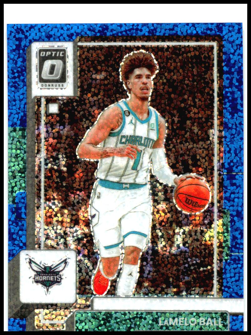 2022-23 Donruss Optic Blue Sparkle #150 LaMelo Ball #/180 Charlotte Hornets