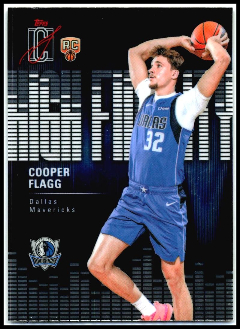 2025-26 Topps Signature Class High Fidelity #HF-1 Cooper Flagg Dallas Mavericks
