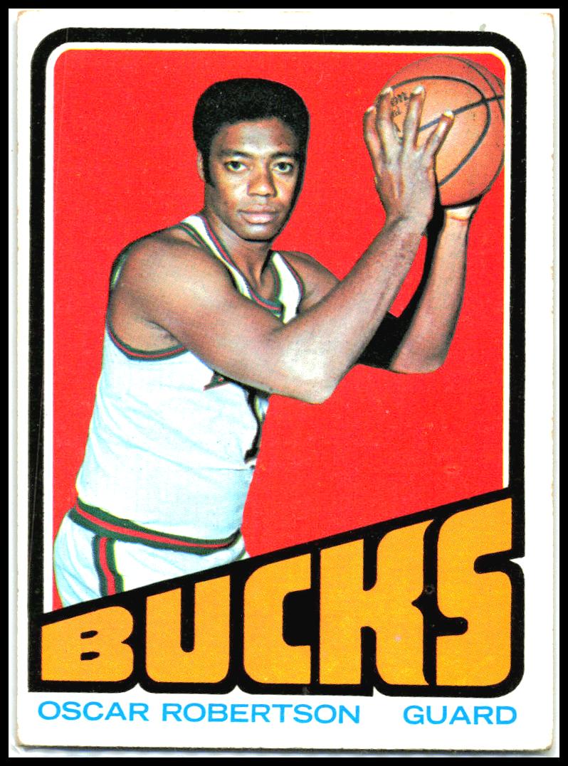 1972-73 Topps #25 Oscar Robertson Milwaukee Bucks