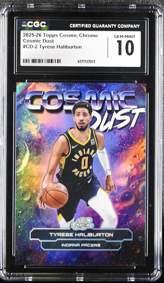 2025-26 Cosmic Chrome Cosmic Dust #CD-2 Tyrese Haliburton