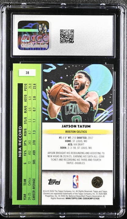 2025-26 Cosmic Chrome #38 Jayson Tatum