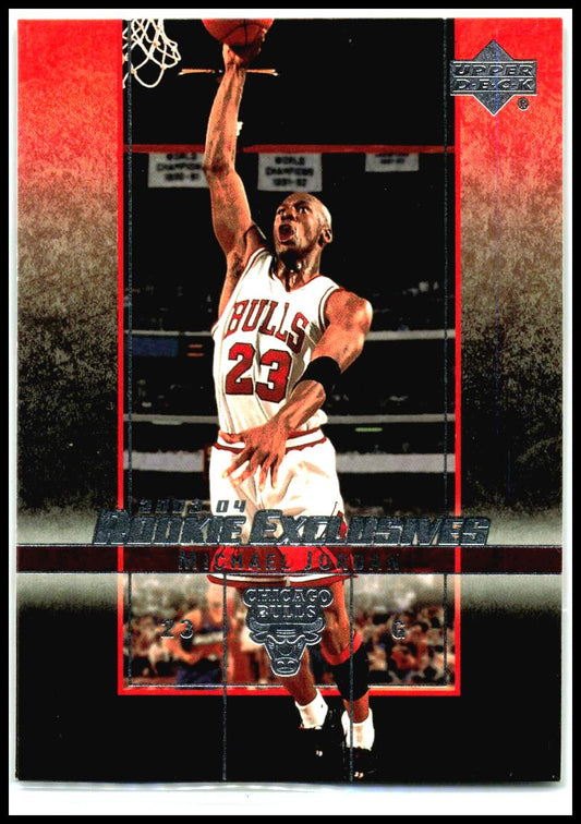 2003-04 Upper Deck Rookie Exclusives #60 Michael Jordan Chicago Bulls