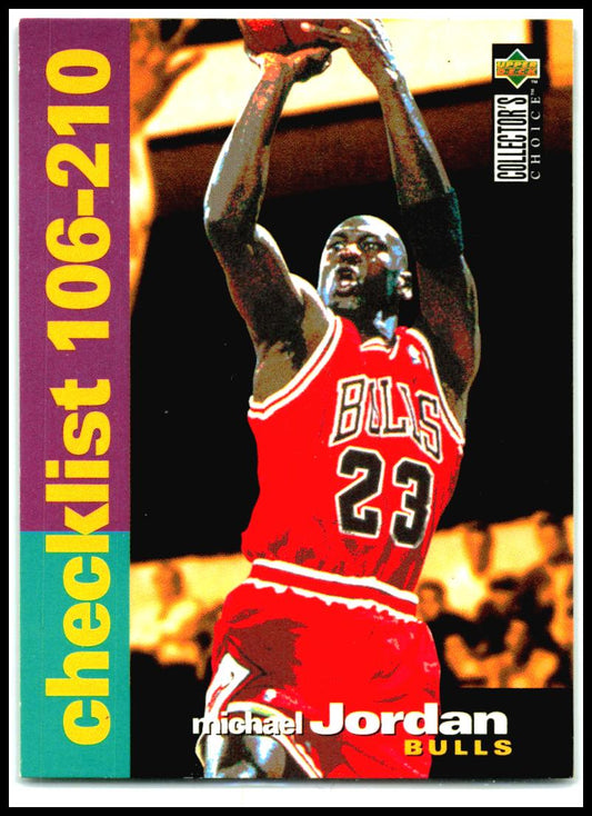 1995-96 Collector's Choice #210 Michael Jordan Chicago Bulls