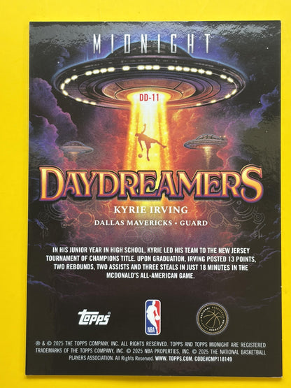 2025-26 Topps Midnight Daydreamers Morning #DD-11 Kyrie Irving Dallas
