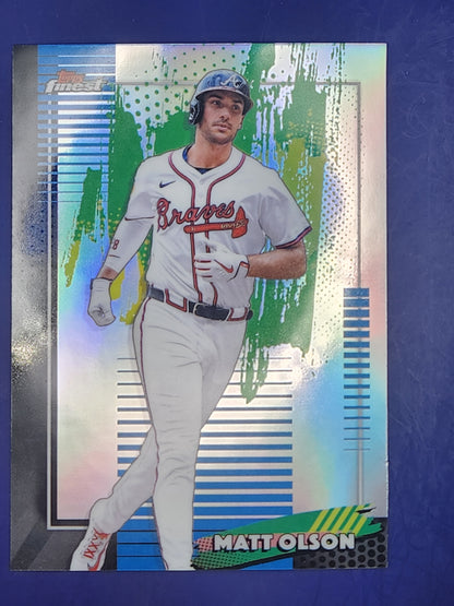 2026 Topps Finest Refractor #28 Matt Olson