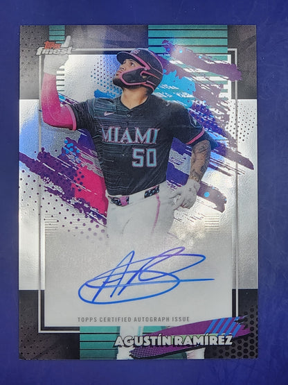 2026 Topps Finest Auto #FA-AR Agustín Ramírez